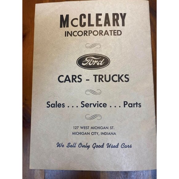 Vintage 1950s Michigan City IN Advertising Brochure - Local Businesses & Events - Picture 7 of 7